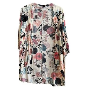 Pink Clover Open Front Kimono - XS